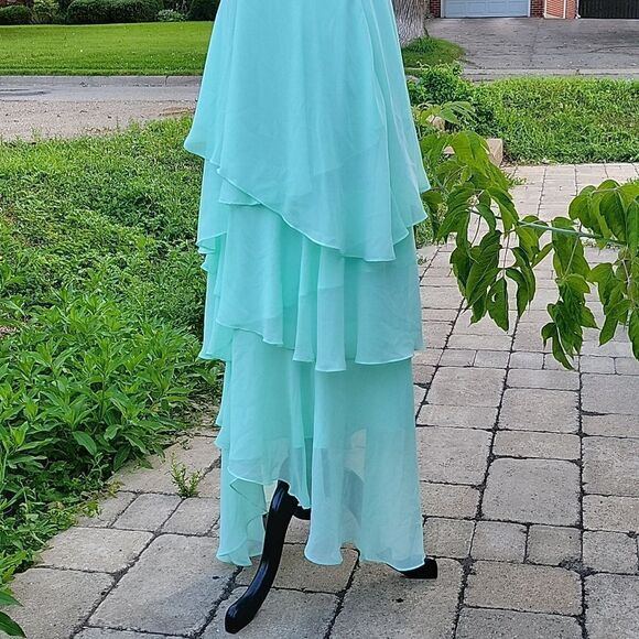 FLYNN SKYE asymmetrical high/low hem. Maxi dress - Picture 8 of 16